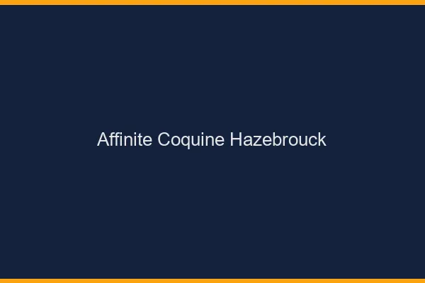 Affinité Coquine Hazebrouck