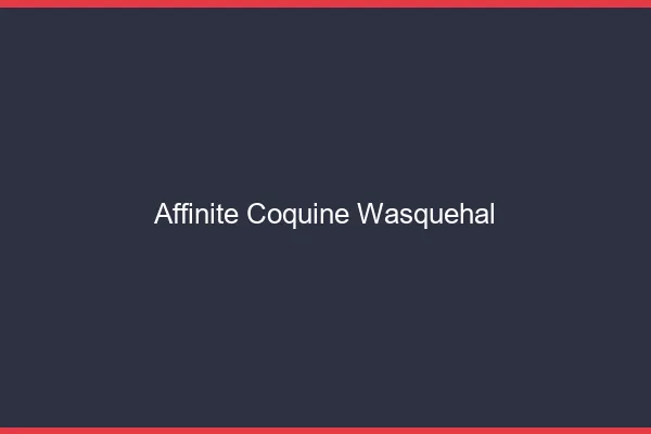 Affinité Coquine Wasquehal