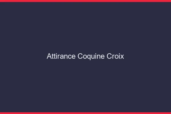 Attirance Coquine Croix