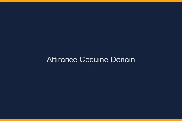 Attirance Coquine Denain