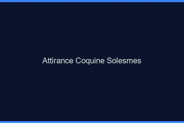 Attirance Coquine Solesmes