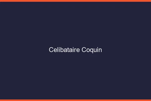 Célibataire coquin