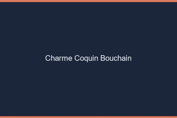 Charme Coquin Bouchain