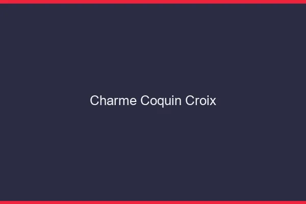 Charme Coquin Croix