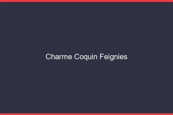 Charme Coquin Feignies
