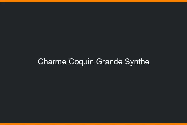 Charme Coquin Grande-Synthe