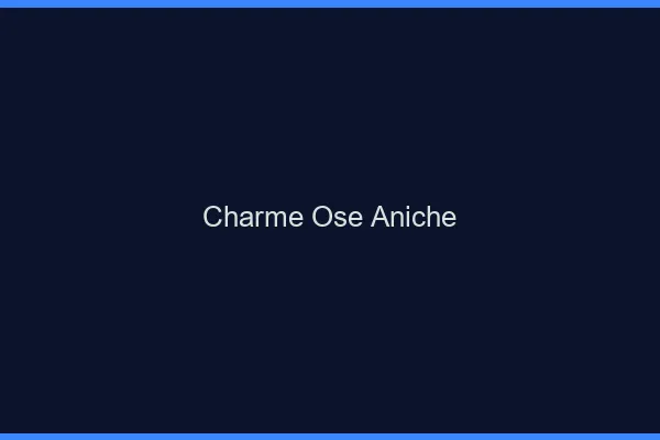 Charme Osé Aniche