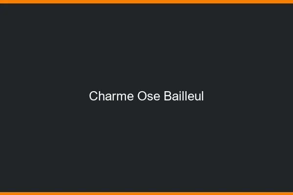 Charme Osé Bailleul