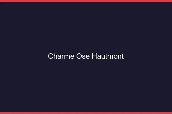 Charme Osé Hautmont