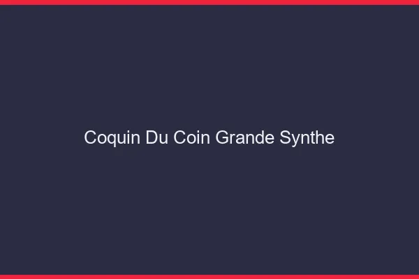 Coquin du Coin Grande-Synthe