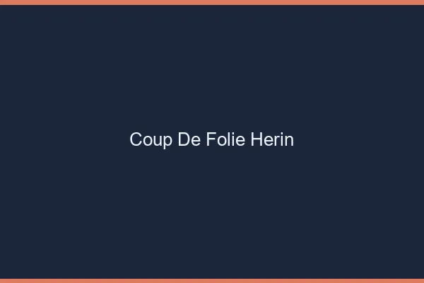 Coup de Folie Hérin