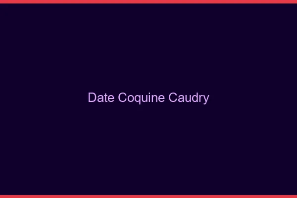 Date Coquine Caudry