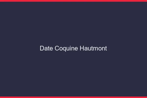 Date Coquine Hautmont