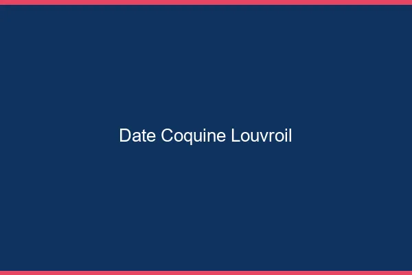 Date Coquine Louvroil