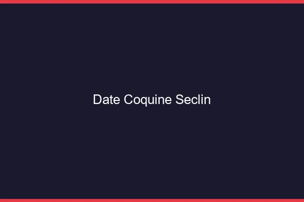 Date Coquine Seclin