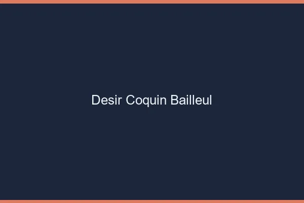 Désir Coquin Bailleul