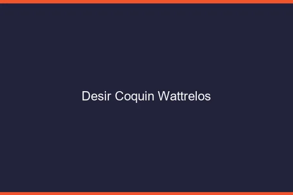 Désir Coquin Wattrelos