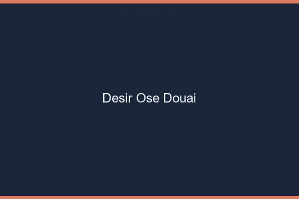 Désir Osé Douai