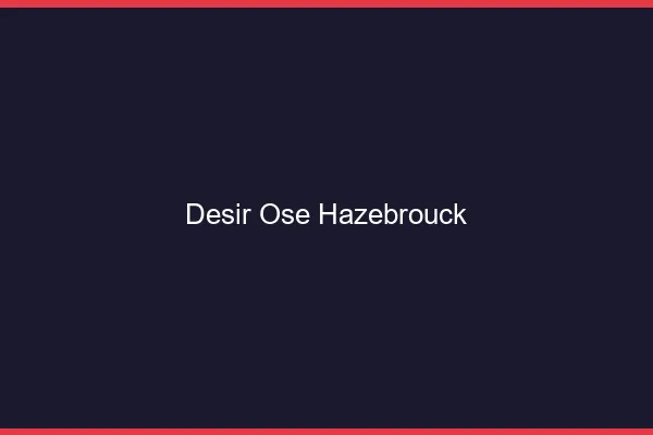 Désir Osé Hazebrouck