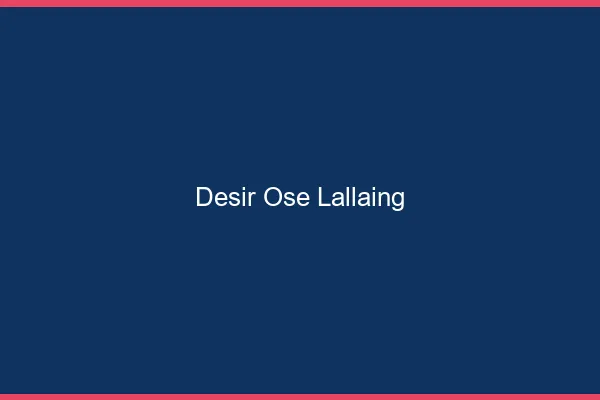 Désir Osé Lallaing