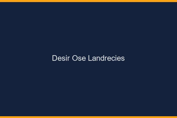 Désir Osé Landrecies