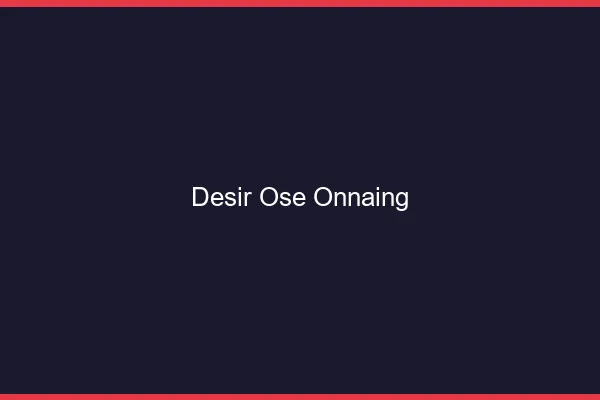 Désir Osé Onnaing