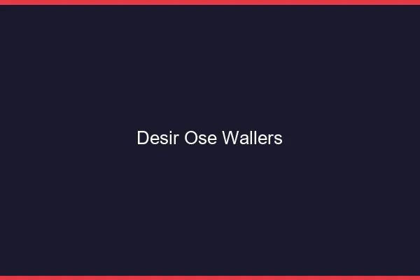 Désir Osé Wallers