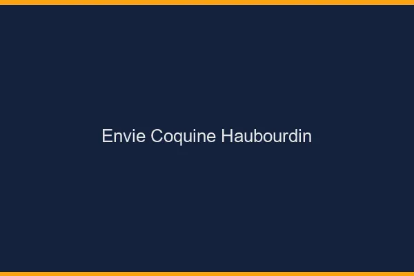 Envie Coquine Haubourdin