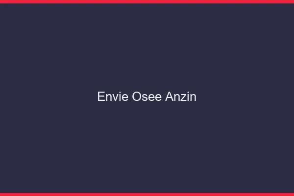 Envie Osée Anzin