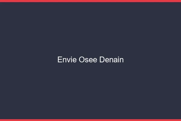 Envie Osée Denain