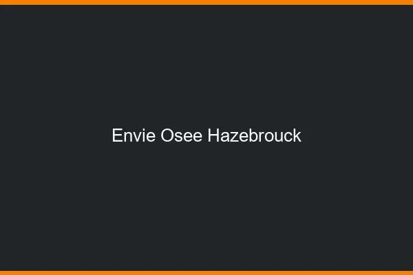 Envie Osée Hazebrouck