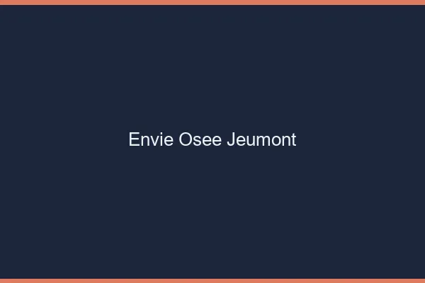 Envie Osée Jeumont