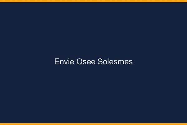 Envie Osée Solesmes