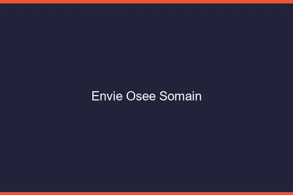 Envie Osée Somain