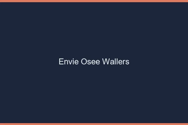 Envie Osée Wallers