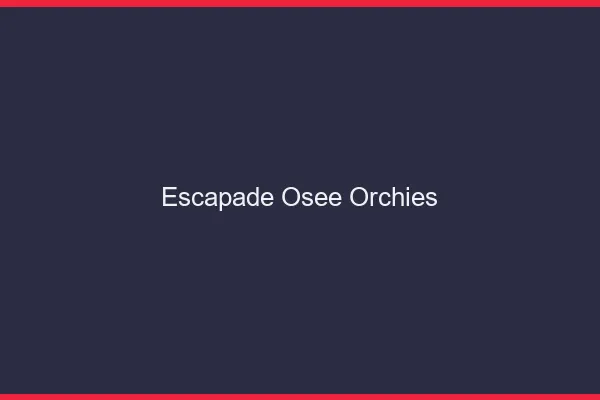 Escapade Osée Orchies