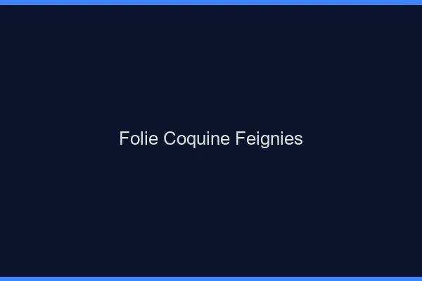 Folie Coquine Feignies