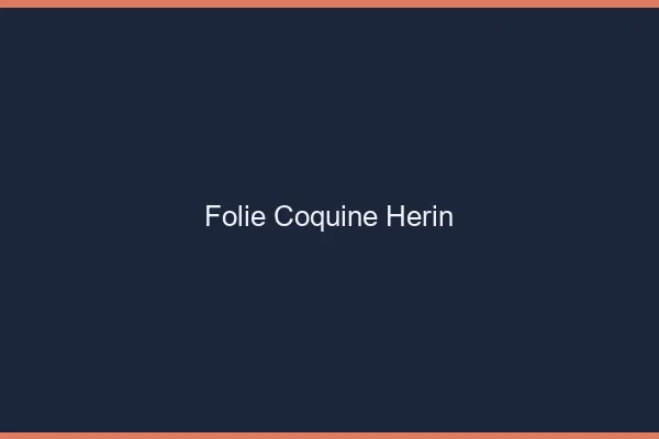 Folie Coquine Hérin