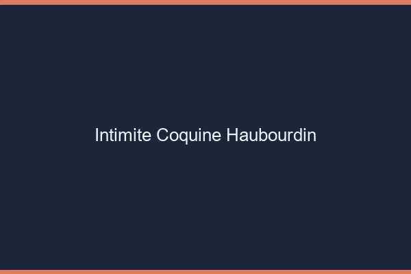 Intimité Coquine Haubourdin