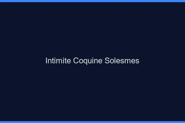 Intimité Coquine Solesmes