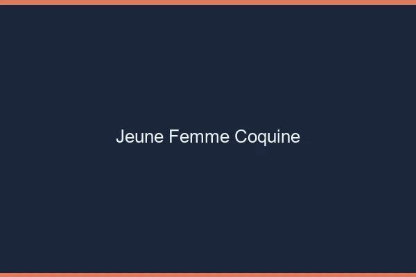 Jeune femme coquine