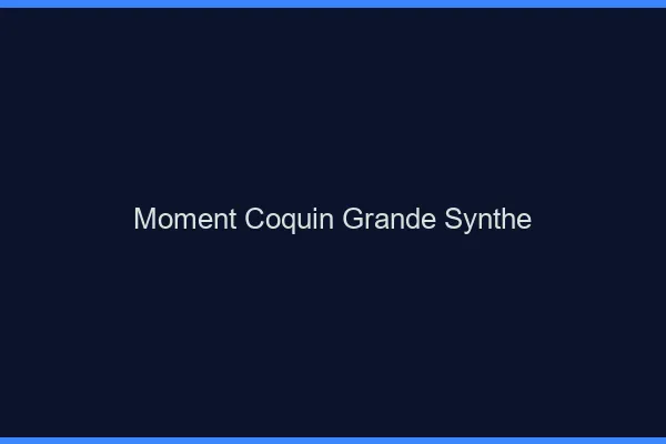 Moment Coquin Grande-Synthe