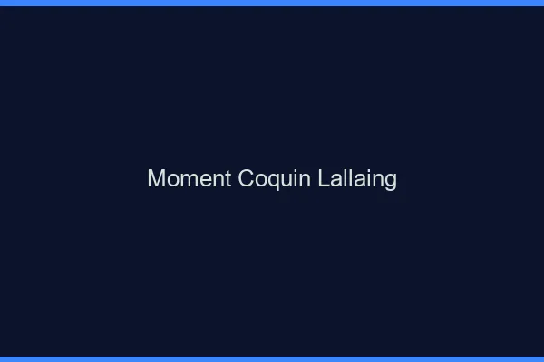 Moment Coquin Lallaing