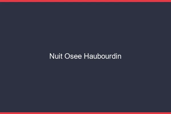 Nuit Osée Haubourdin