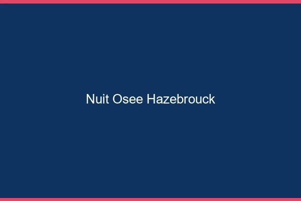 Nuit Osée Hazebrouck