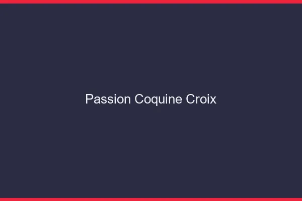 Passion Coquine Croix