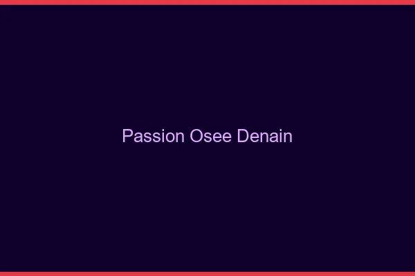 Passion Osée Denain