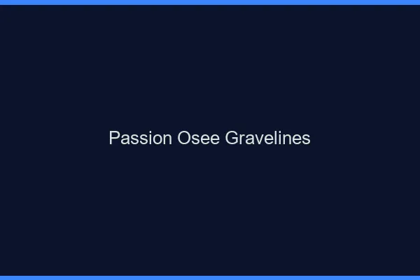 Passion Osée Gravelines
