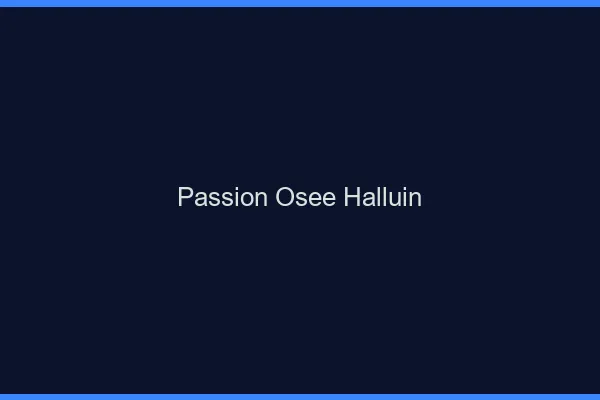 Passion Osée Halluin