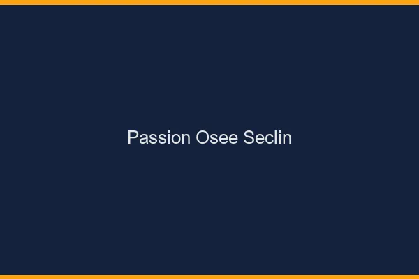 Passion Osée Seclin